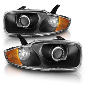 CHEVROLET CAVALIER 03-05 PROJECTOR H.L HALO BLACK CLEAR AMBER