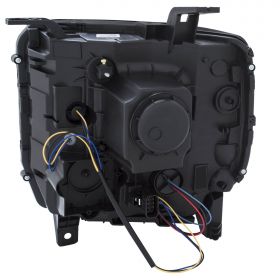 [DRL] 14-15 GMC Sierra 1500HD /15-16 2500HD/3500HD Black Projector Headlight