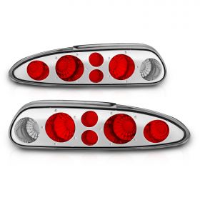 AmeriLite Taillights Chrome For Chevy Camaro - Passenger and Driver Side