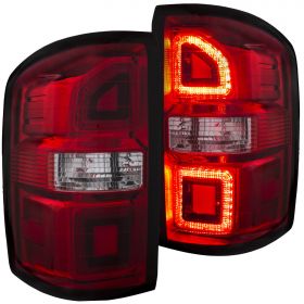 GMC SIERRA 14 UP L.E.D TAILLIGHTS G2 RED/CLEAR