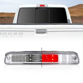AmeriLite Chrome LED High Mount Stop 3rd Brake Lights G2 For Ford Super Duty / Ranger