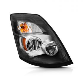 AmeriLite for Volvo 2004-2018 VNL & 2015-2018 VNX Chrome [6000K Extreme LED High Low Beam] Replacement Headlights - Right Pssenger Side