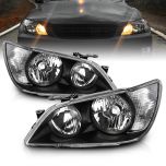 AmeriLite Replacement Projector Headlights Black For 01-05 Lexus IS 300 - Passenger and Driver Side