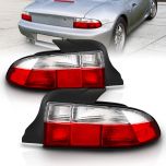 AmeriLite Taillights Red/Clear For Bmw Z3 - Passenger and Driver Side