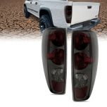AmeriLite Red/Smoke Replacement Brake Tail Lights Set For 04-12 Chevy Colorado/GMC Canyon - Passenger and Driver Side