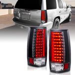 AmeriLite Black LED Tail Lights G3 For Chevy Tahoe / Suburban / Yukon - Passenger and Driver Side