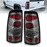 AmeriLite Smoke Replacement Brake Tail Lights Set For Chevy Silverado : GMC Sierra - Passenger and Driver Side