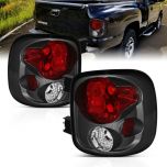 AmeriLite Smoke Replacement Brake Tail Lights For Chevy Silverado : GMC Sierra (Stepside Model Only) - Passenger and Driver Side