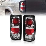 AmeriLite Chrome Replacement Brake Tail Lights For Chevy S-10 / GMC Sonoma - Passenger and Driver Side