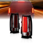 AmeriLite Smoke Intense LED Parking Light Bar LED Brake and Reverse Tail Lights For 2015-2018 Chevy Suburban Tahoe SUV
