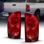 AmeriLite for 2007-2009 Dodge Ram 1500 2500 3500 Replacement OE-Style Ruby Red Tail Lights Assembly Set - Passenger and Driver Side