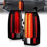 AmeriLite Black Intense LED Parking Light Bar LED Brake and Reverse Tail Lights For 2015-2018 GMC Yukon YukonXL SUV