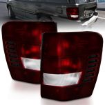 AmeriLite 1999-2004 Dark Red Replacement Tail Lights For Jeep Grand Cherokee - Passenger and Driver Side