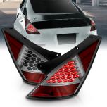 AmeriLite LED Replacement Brake Smoke Taillights For 350Z - Passenger and Driver Side