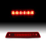 AmeriLite for 2005-2010 Jeep Grand Cherokee Clear Red Replacing LED 3rd Third Brake Light Cargo Lamp Assembly