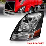 AmeriLite Chrome Projector Headlights For Volvo VN/VNL Series (DRIVER LEFT SIDE) High/Low Beam Bulb Included
