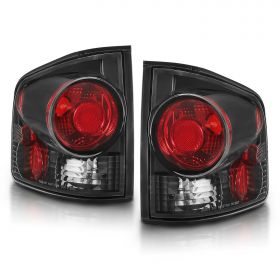 Passenger and Driver Side AmeriLite Chrome Replacement Brake Tail Lights For Chevy S-10 GMC Sonoma 