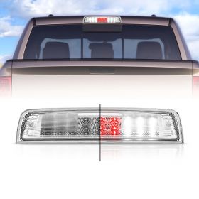 AmeriLite Chrome LED High Mount Stop 3rd Brake Lights Replacement For Dodge RAM