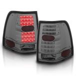 AmeriLite Smoke LED Tail Lights For Ford Expedition - Passenger and Driver Side
