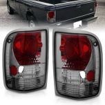 AmeriLite Smoke Replacement Brake Tail Lights Set For 93-97 Ford Ranger - Passenger and Driver Side
