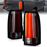 AmeriLite Smoke Intense Full LED Parking Light Bar Brake Lamp Reverse Tail Lights For 2015-2018 GMC Yukon YukonXL SUV