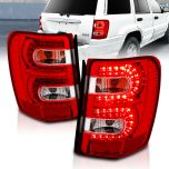 for Jeep Liberty Left 2002-2005 Replacement Chrome Tail Light Pair Right Set 